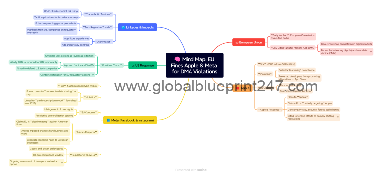 EU Fines Apple & Meta for DMA Violations